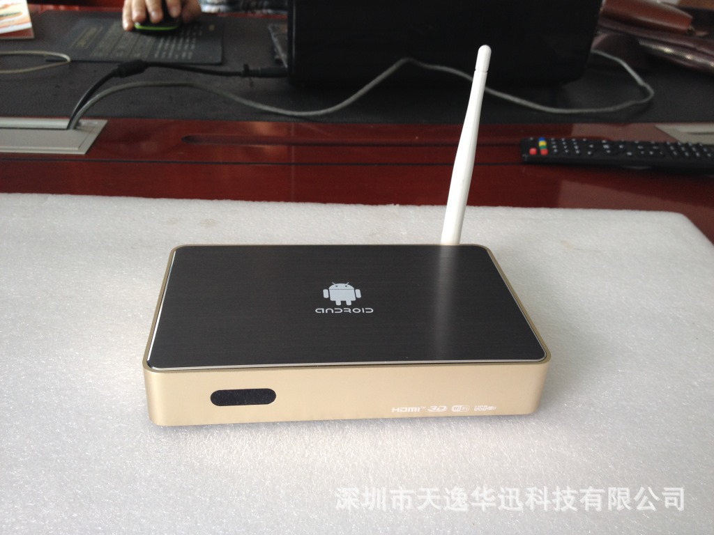 全金属机身高强网络机顶盒价格 深圳双核网络播放器厂家
